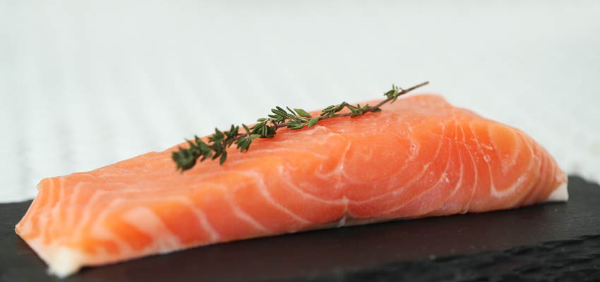 raw salmon